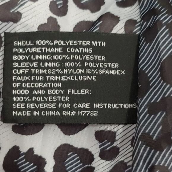 ZXBLK   deep purple/maroon color puffer coat jacket SZ L - Picture 7 of 7